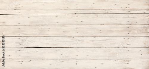 Canvas Print freshly painted white wooden surface