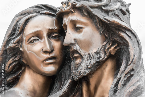 Jesus and Mary Fototapet