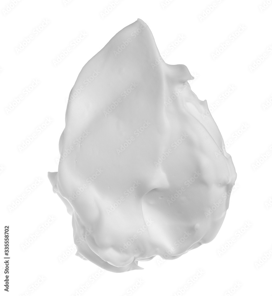 Shave foam isolated on white background, clipping path Shave foam isolated on white background, clipping path