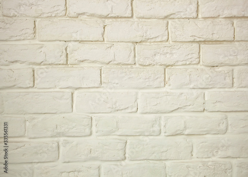 white brick wall