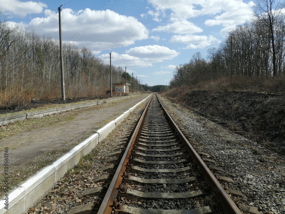 railway in the countryside