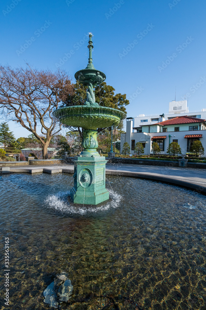Obraz premium 噴水公園
