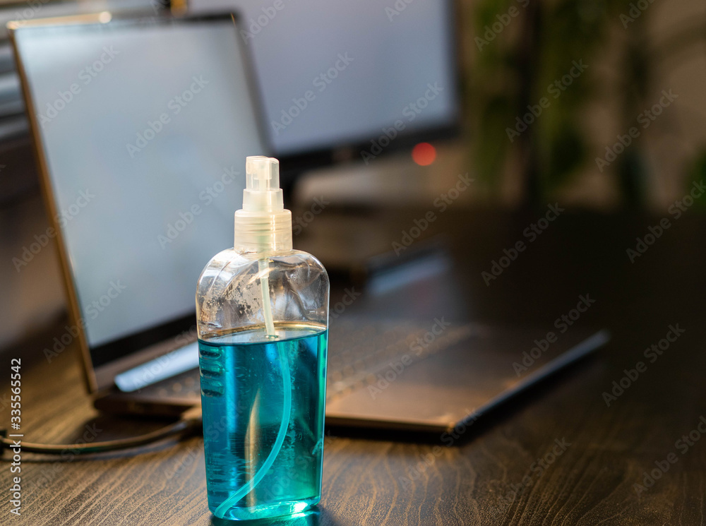 sanitizing computer or laptop keyboard coronavirus protection sanitizing computer or laptop keyboard coronavirus protection