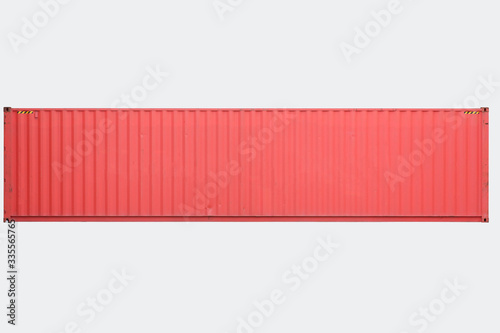 Free Download Container in red trim in white color. - GFXLoad