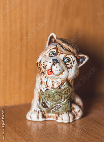 porcelain figurine of a dog