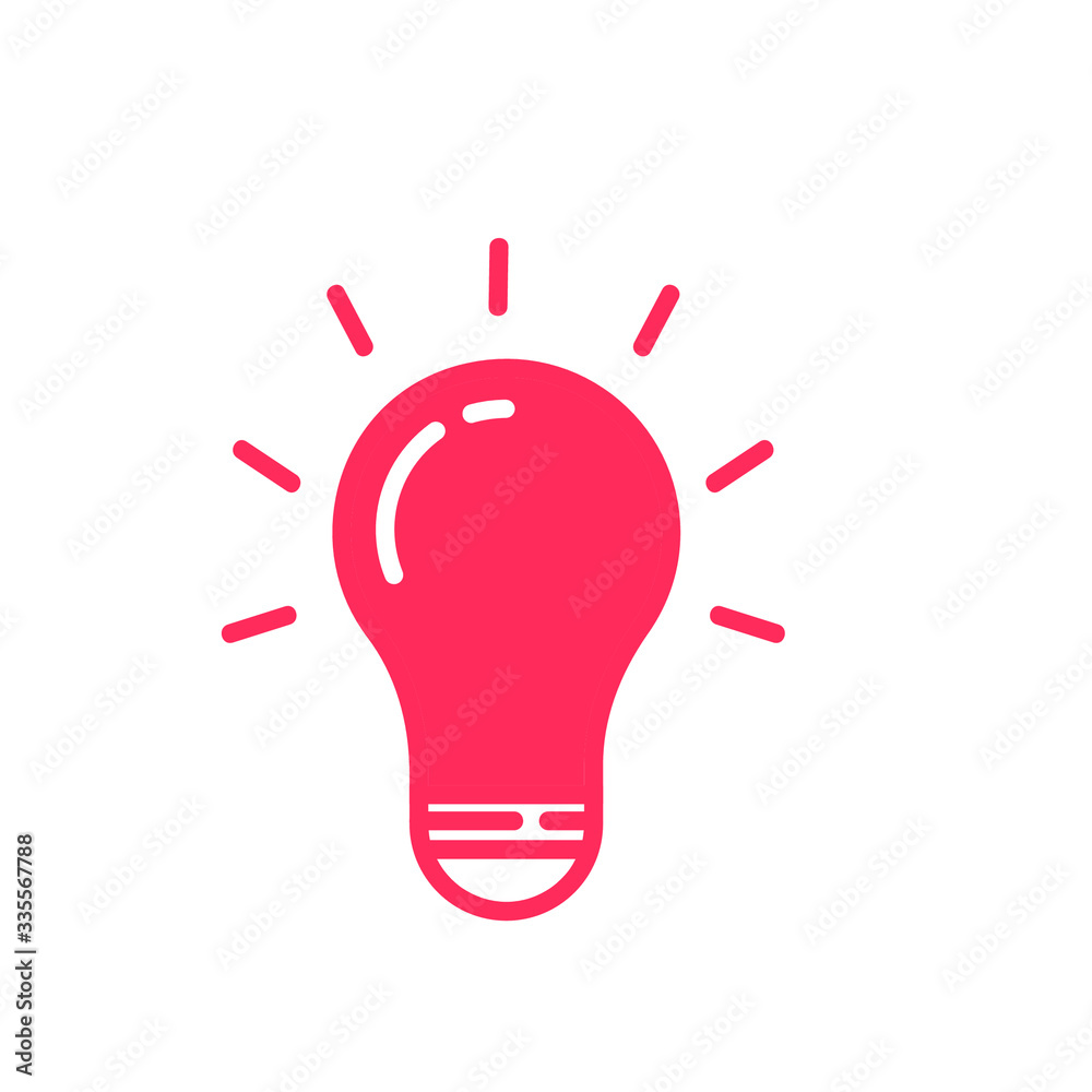 business idea icon. simple light icon business idea icon. simple light icon