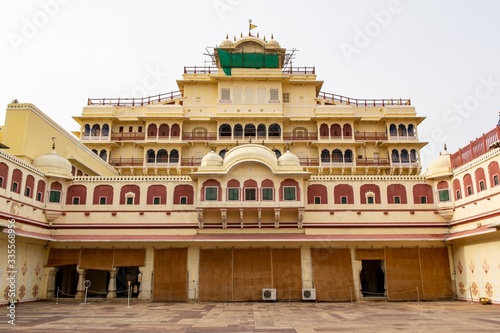 The Maharaja Sawai Man Singh II Museum in Pink City, Jaipur, Rajasthan, India photo