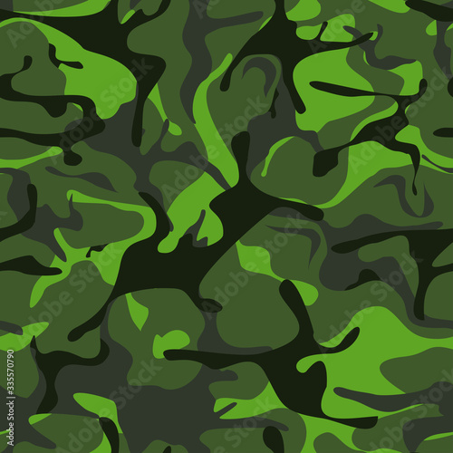 Camouflage modern. Seamless pattern. Print on fabric for clothes. Vector
