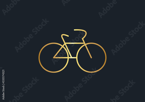 abstract background for Bicycle,gold color,vector illustrations