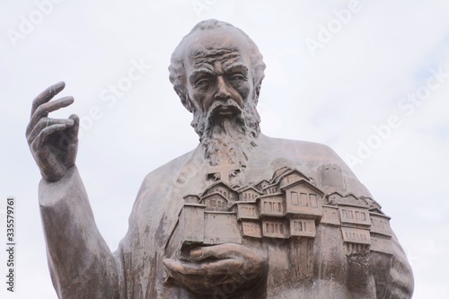 St. Clement of Ohrid statue 