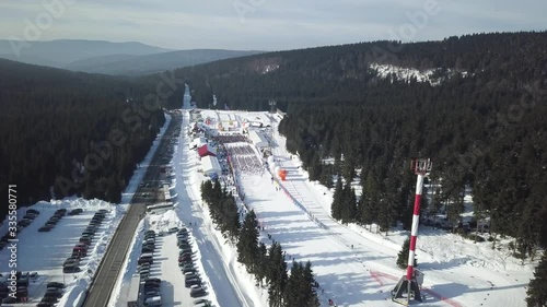 Cross-country skiing photo