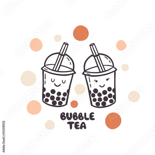 Bubble milk ice tea