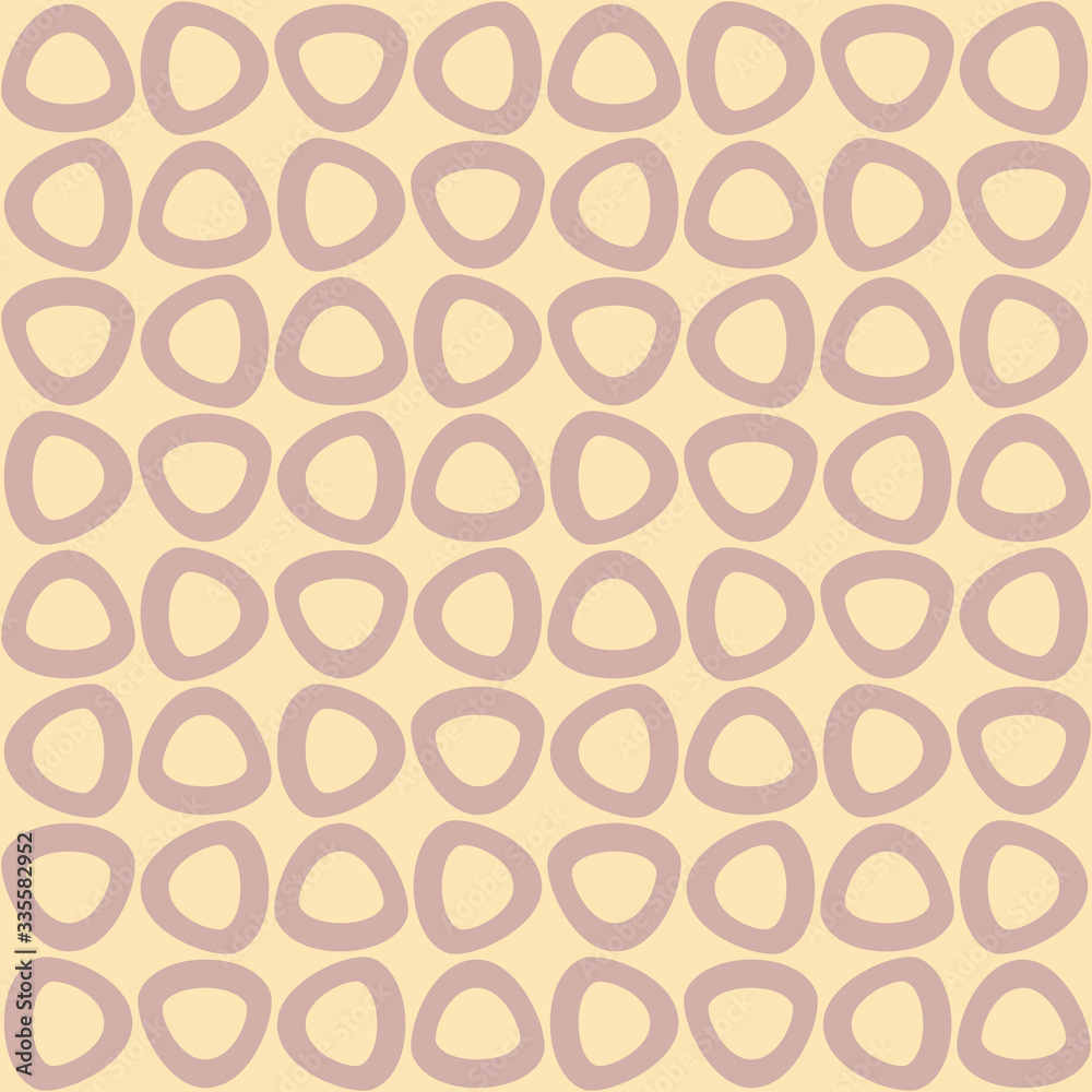 Midcentury geometric retro design. Timeless seamless pattern.