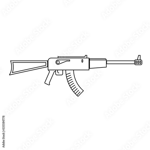 Icon of assault riffle