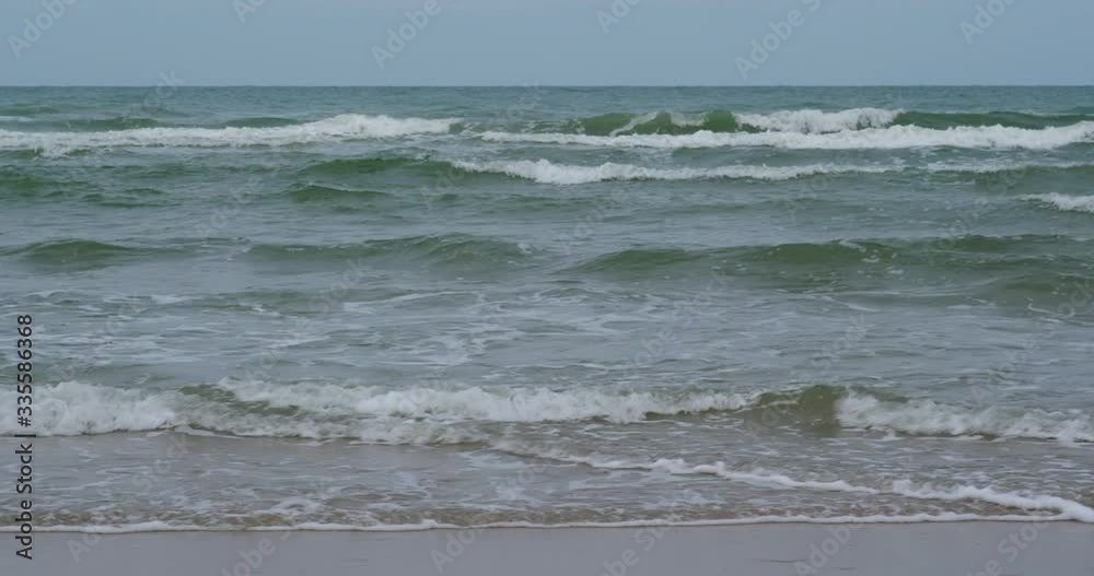 Sea wave on the beach