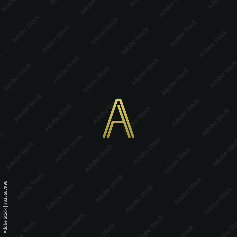 Creative modern elegant trendy unique artistic A AA initial based letter icon logo Creative modern elegant trendy unique artistic A AA initial based letter icon logo