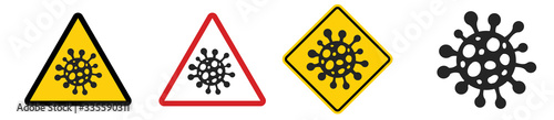 Coronavirus COVID-19. Vector illustration. Virus wuhan from china.