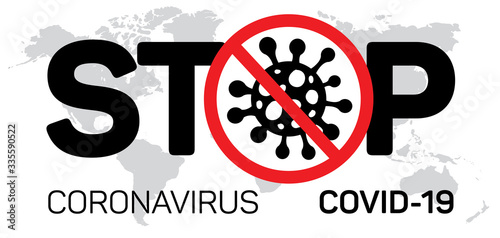 Coronavirus COVID-19. Vector illustration. Virus wuhan from china.