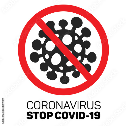 Coronavirus COVID-19. Vector illustration. Virus wuhan from china.