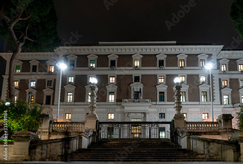 internal affair ministery building in rome photo