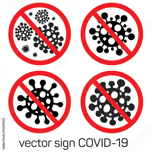 Coronavirus COVID-19. Vector illustration. Virus wuhan from china.
