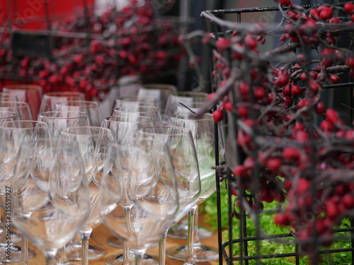 appetizer - glasses - 
ceremony - tableset - wine photo