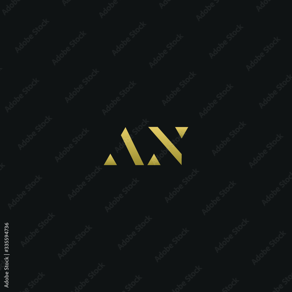 Creative modern elegant trendy unique artistic AN NA N A initial based letter icon logo Creative modern elegant trendy unique artistic AN NA N A initial based letter icon logo