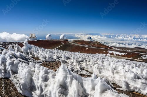 Mauna Kea summit observatory - Big Island, Hawaii
