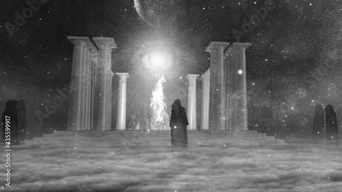 Ancient temple of fire and its mysterious priests
