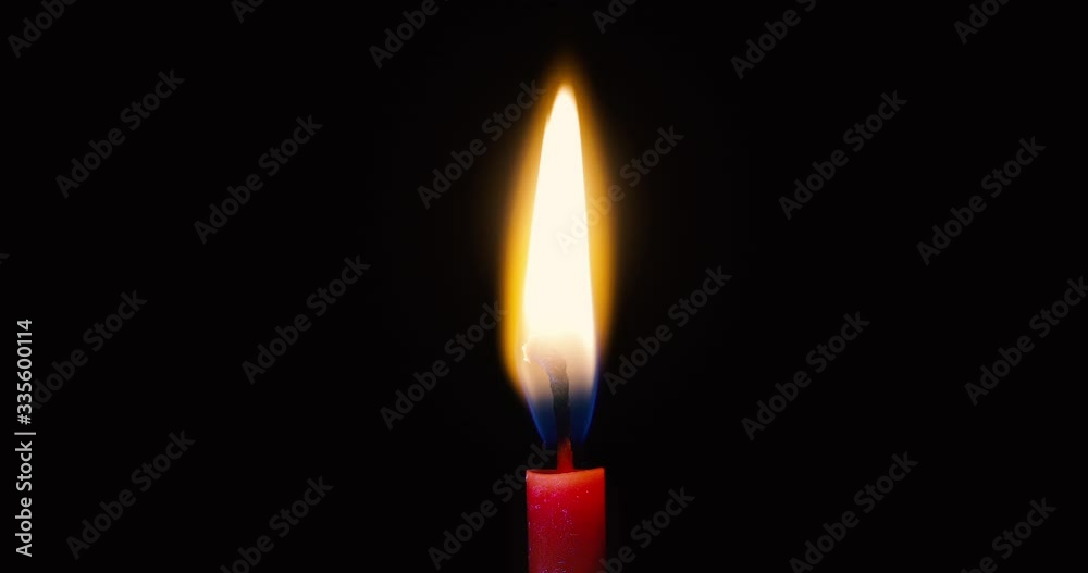 Candela spenta con un soffio