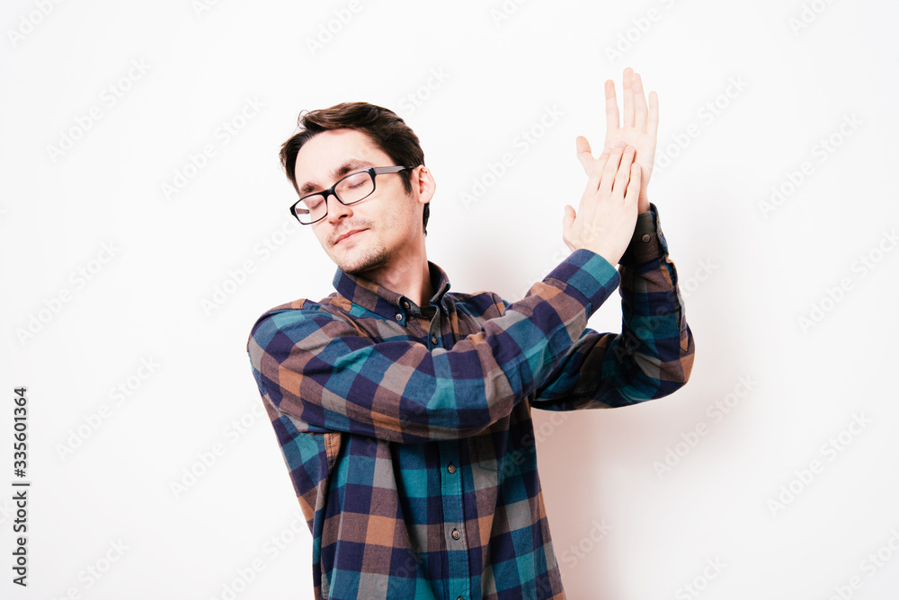 man claps and applauding man claps and applauding