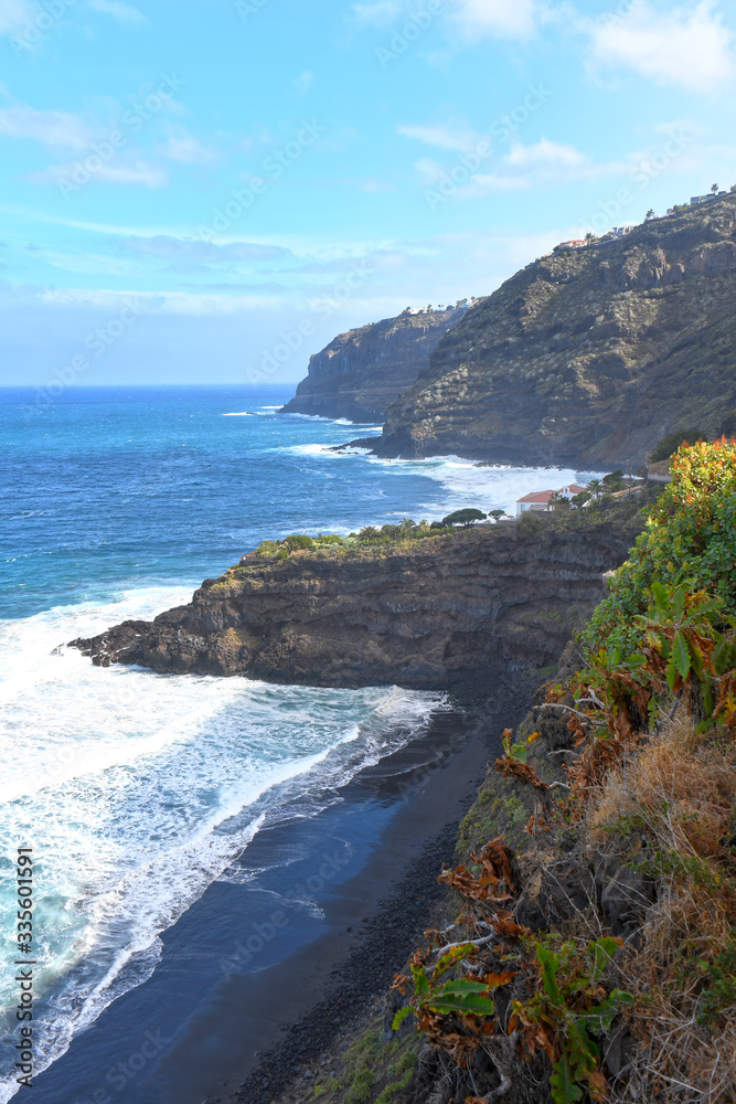 Espagne, Tenerife, plage de Bollulo Espagne, Tenerife, plage de Bollulo