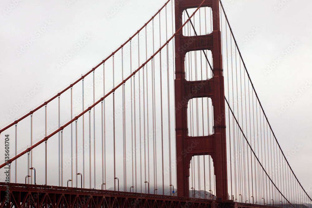 San Francisco, California / USA - August 28, 2015: The Golden gate Bridge, San Francisco, California, USA San Francisco, California / USA - August 28, 2015: The Golden gate Bridge, San Francisco, California, USA