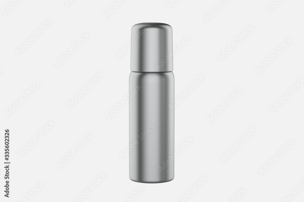 Blank multi purpose tin can for branding, 3d render illustration. Blank multi purpose tin can for branding, 3d render illustration.
