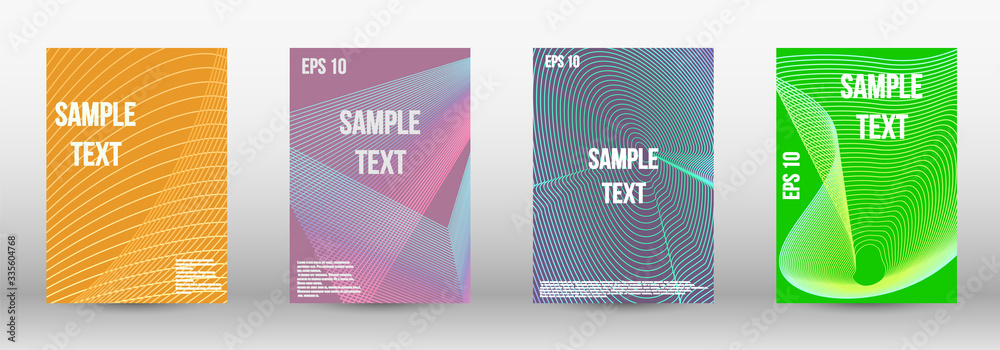 Geometric template with lines 