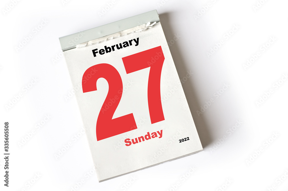 27. February 2022 27. February 2022