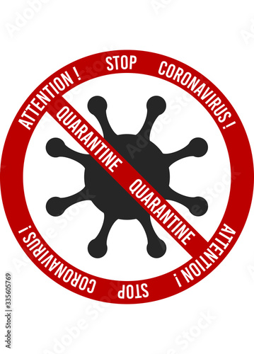Illustrations concept, stop coronavirus COVID-19. virus wuhan from china. Vector illustrate.
