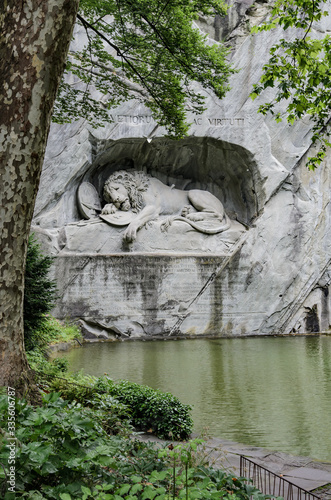 Löwendenkmal, Luzern, Switzerland. photo