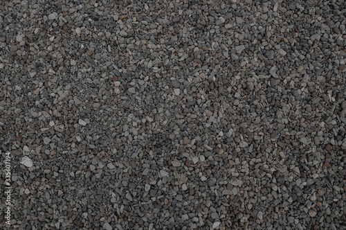 texture of small stones, boulders close-up