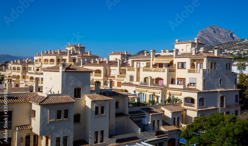 Hermosa vista desde un balcón en la provincia de Valencia 