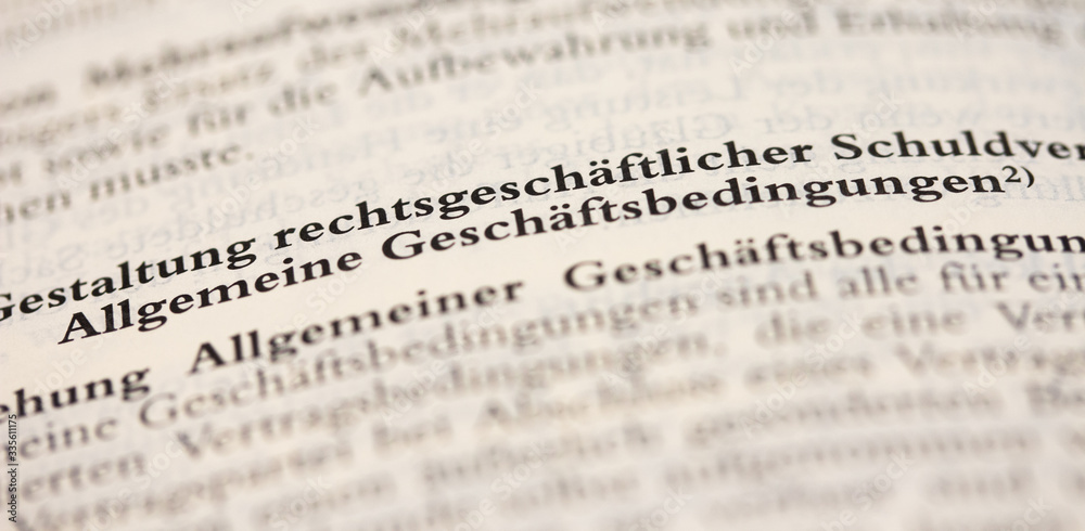 Gesetz zu Allgemeinen Geschäftsbedingungen (AGB) in § 305 BGB Gesetz zu Allgemeinen Geschäftsbedingungen (AGB) in § 305 BGB