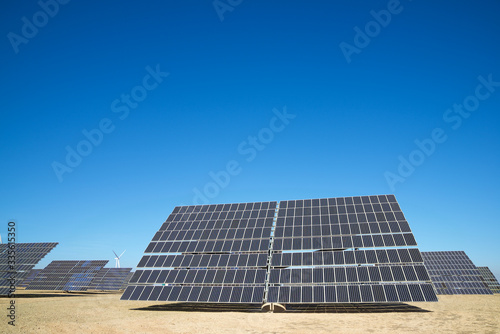 Photovoltaic panels view