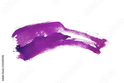 Abstract watercolor spot on white textured paper. Isolated. Hand-drawn background. Aquarelle brush stains on paper. For design, web, card, text, decoration, surfaces. Copy Space. Graffiti.