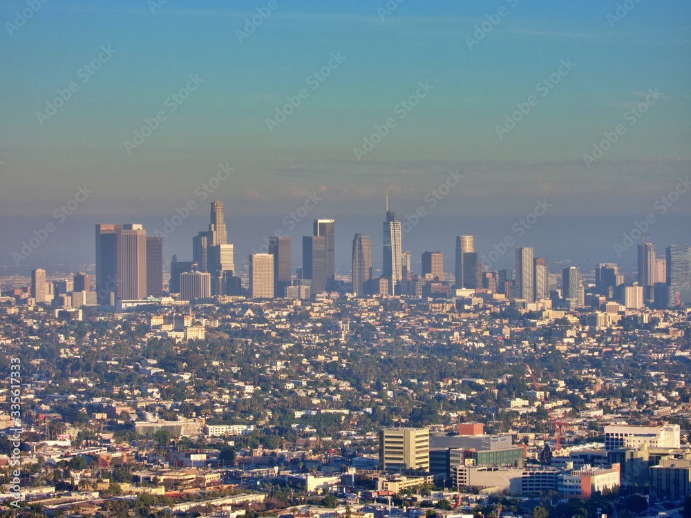 Panoramblick auf Los Angeles