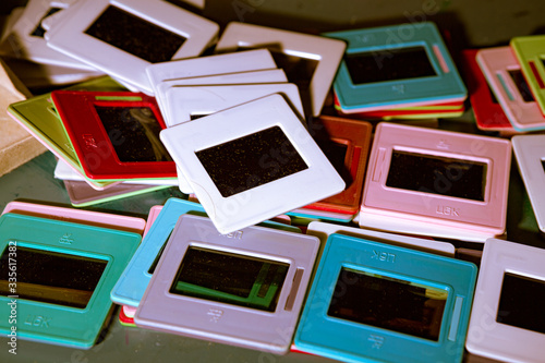 digitizing slides in the evening