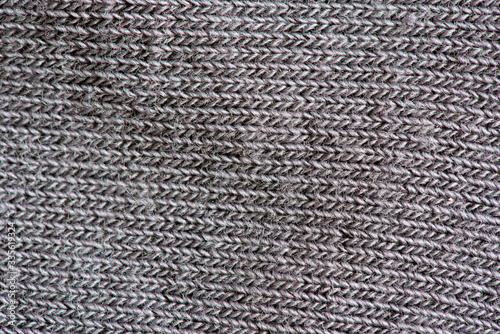 Cotton fabric for socks. Macro photo.