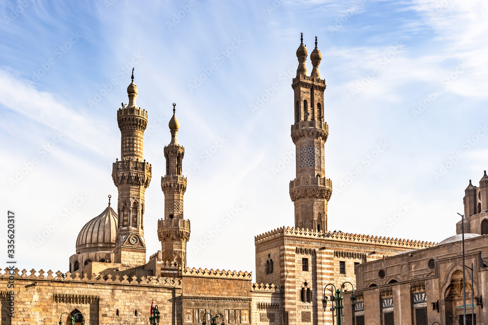 Al-Azhar Mosque in Cairo, Egypt