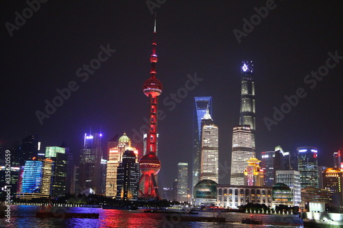 Shanghai Skyline at Night