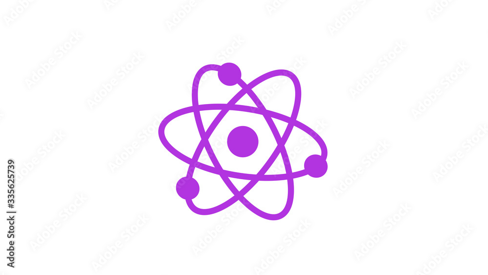 Best atom icon on white background,New atom icon