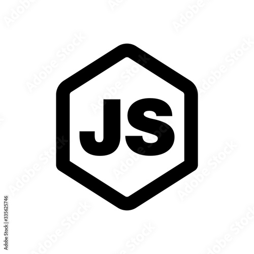 Javascript sign. Web development icon. Programming concept.